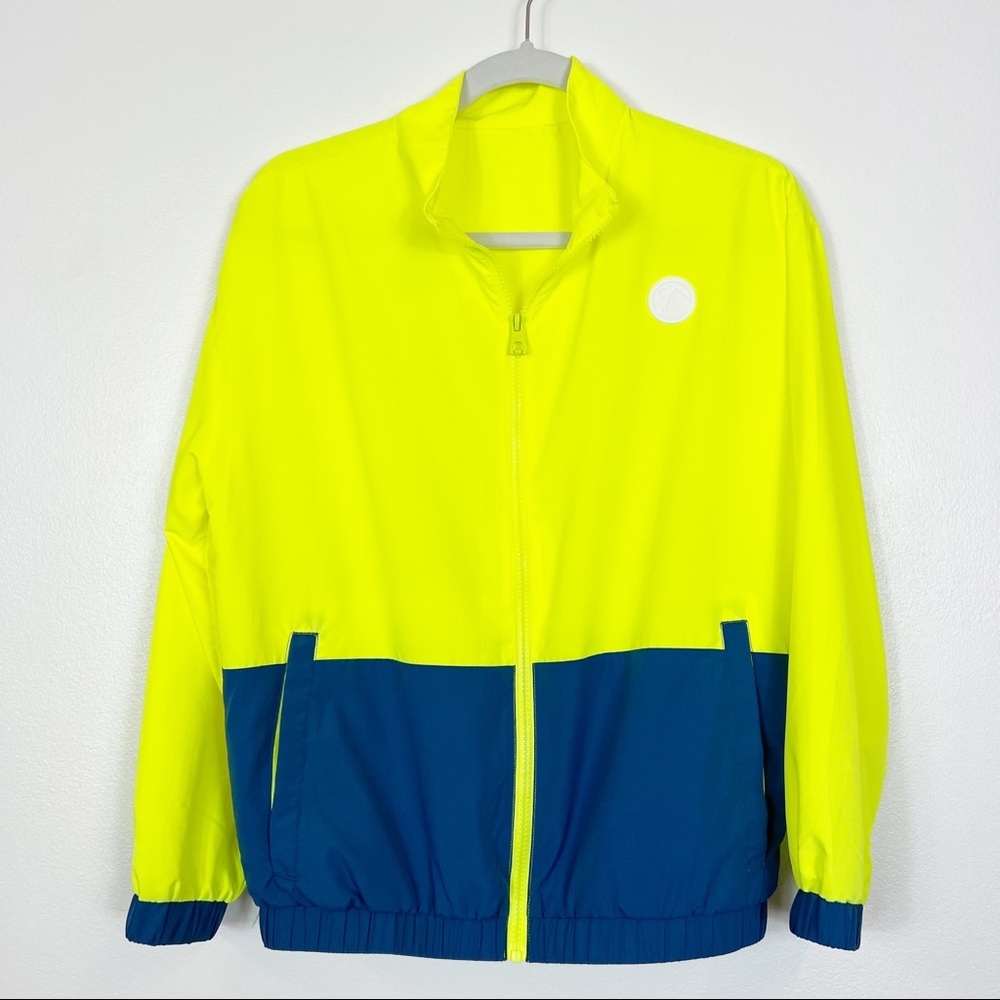 Zyia Active Neon Patch Windbreaker Youth Size 12-14